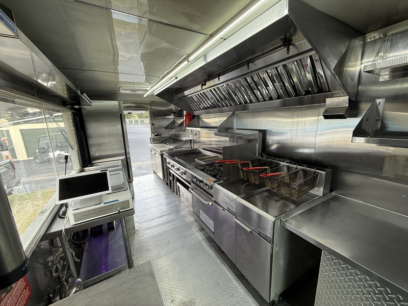 Hood and Cooking Area Cookline